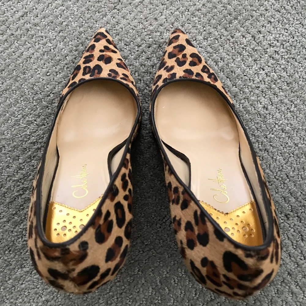 Cole Haan Fiona High Air Pump Leopard Pony - Picture 5 of 10